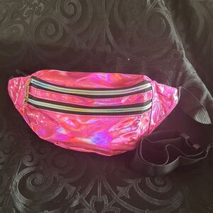 irisesdent bright  Pink Fanny Pack